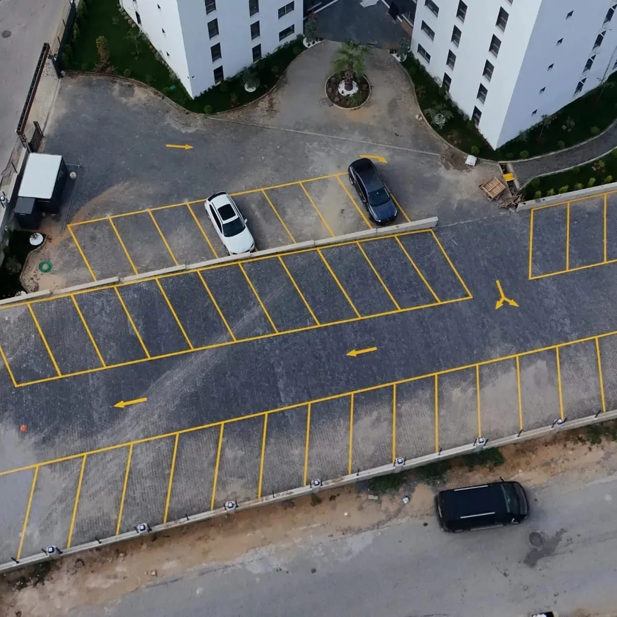 Açık Otopark Çizgi Uygulaması